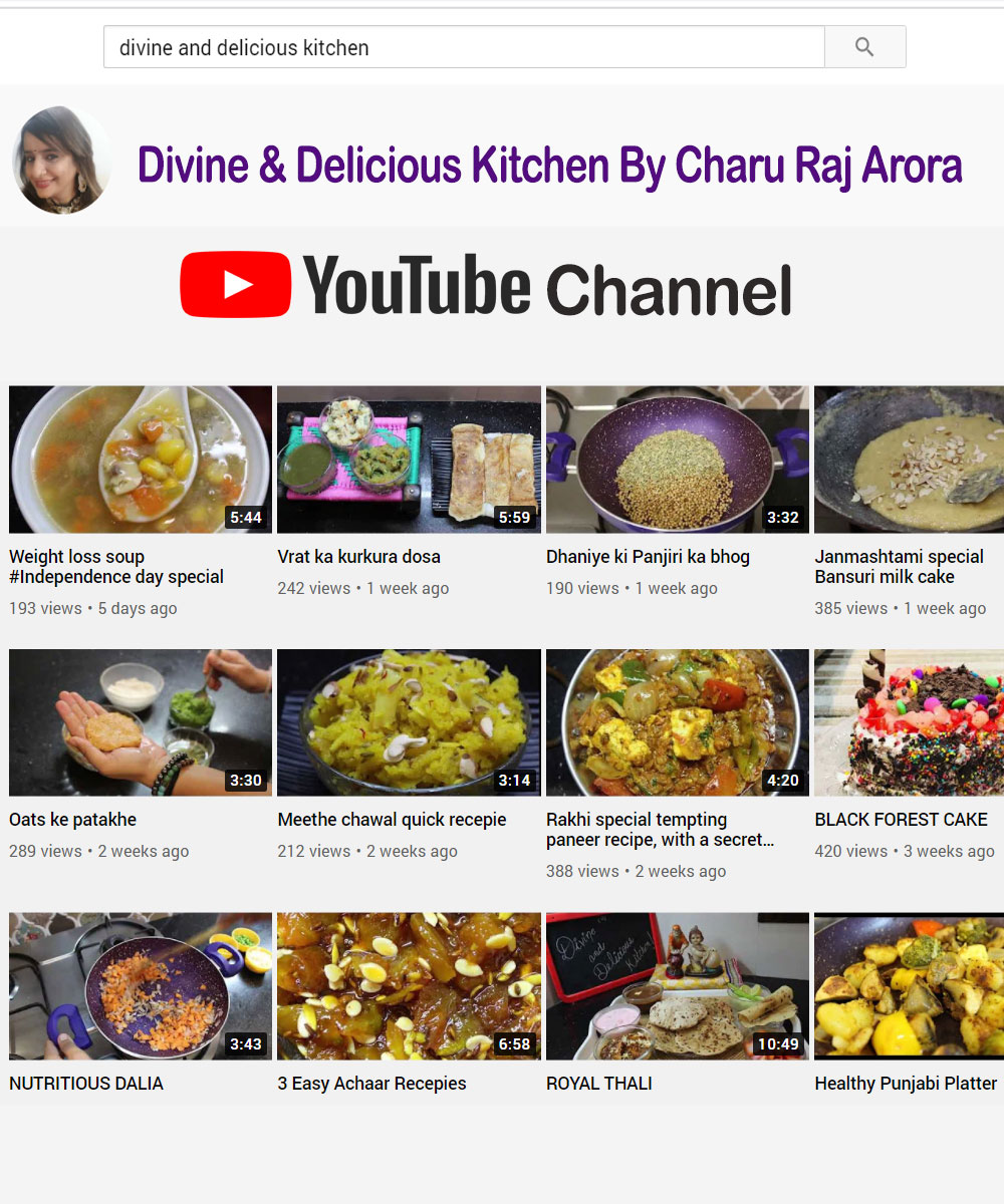 YouTube-Divine & Delicious Kitchen