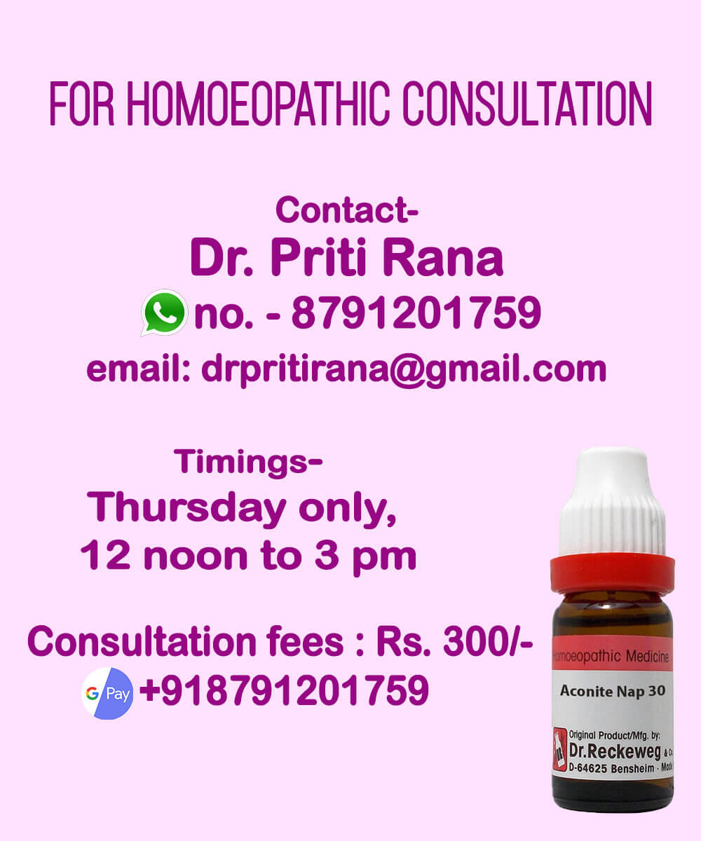 Homoeopathic Consultation