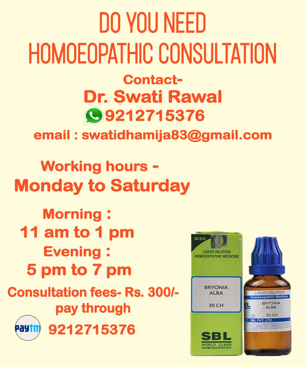 Homoeopathic Consultation