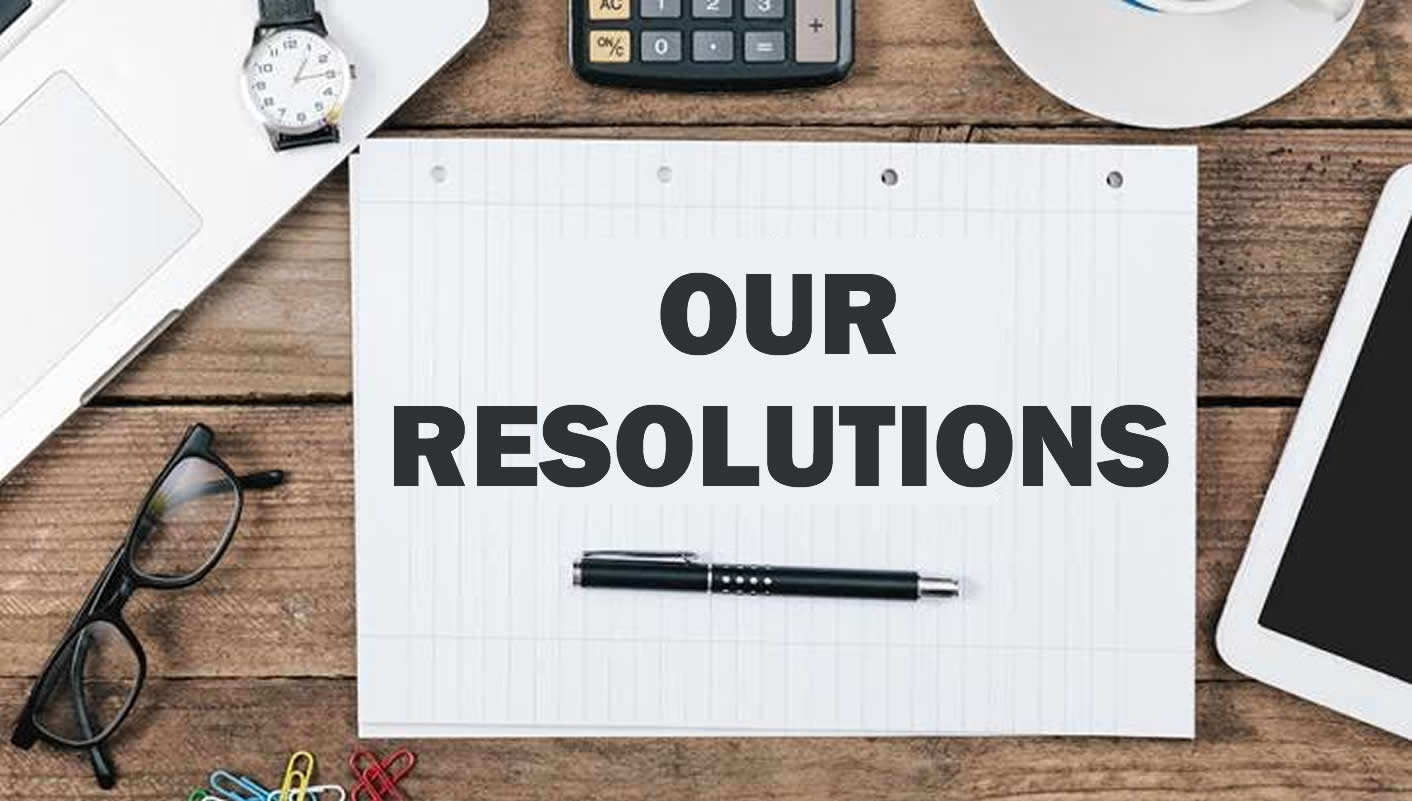 Read more about the article Our Resolutions